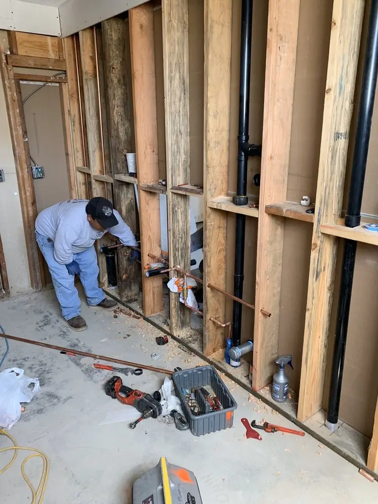 Commercial rough-in plumbing for Commercial Plumbing in Natomas Park